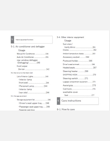 toyota porte 2016-2017 owners manual in english